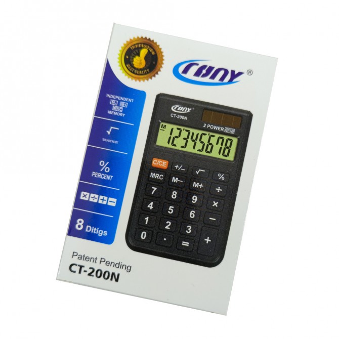 ماشین حساب جیبی CRONY مدل CT-200N