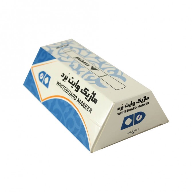 ماژیک وایت برد آبی سر گرد سفیر بسته 12 عددی ماژیک وایت برد آبی سر گرد سفیر بسته 12 عددی