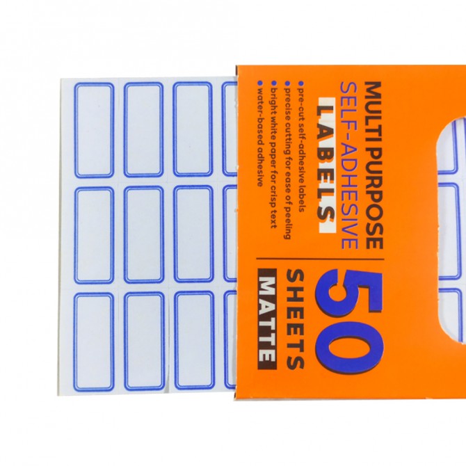 برچسب قیمت دور آبی 104 بسته 50 عددی