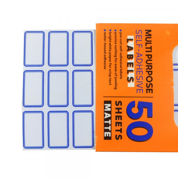 برچسب قیمت دور آبی 106 بسته 50 عددی