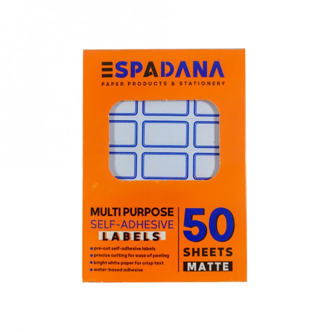 برچسب قیمت دور آبی 106 بسته 50 عددی