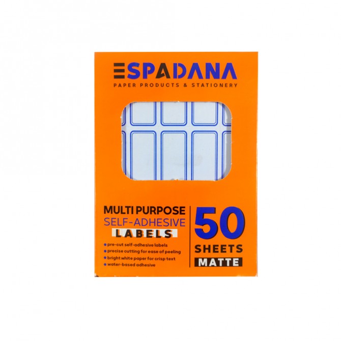 برچسب قیمت دور آبی 108 بسته 50 عددی