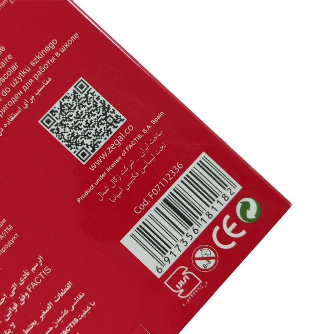 مداد 36 رنگ فکتیس مقوایی 