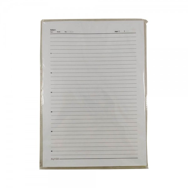 کاغذ  A4 خط دار