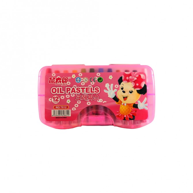 پاستل روغنی 12 رنگ طلقی چینی 